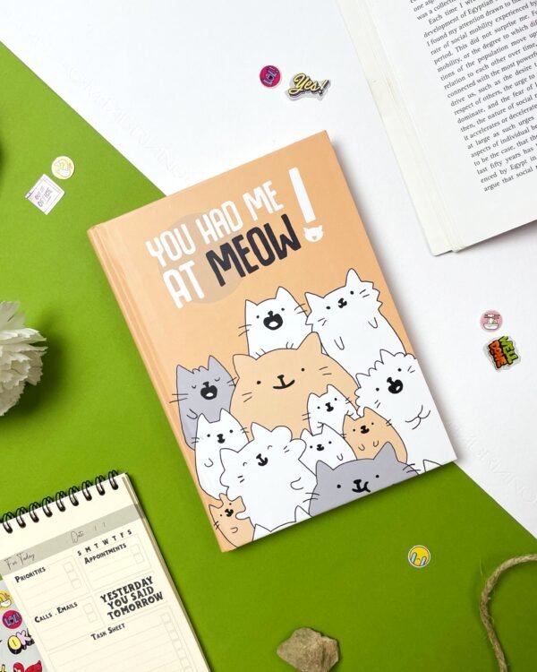 Cat Lover A5 Lined Notebook