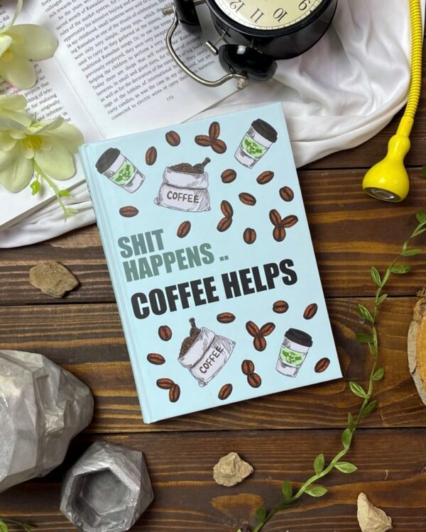 Coffee Addict A5 Lined Notebook