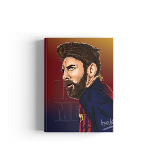 Leo Messi A5 Lined Notebook